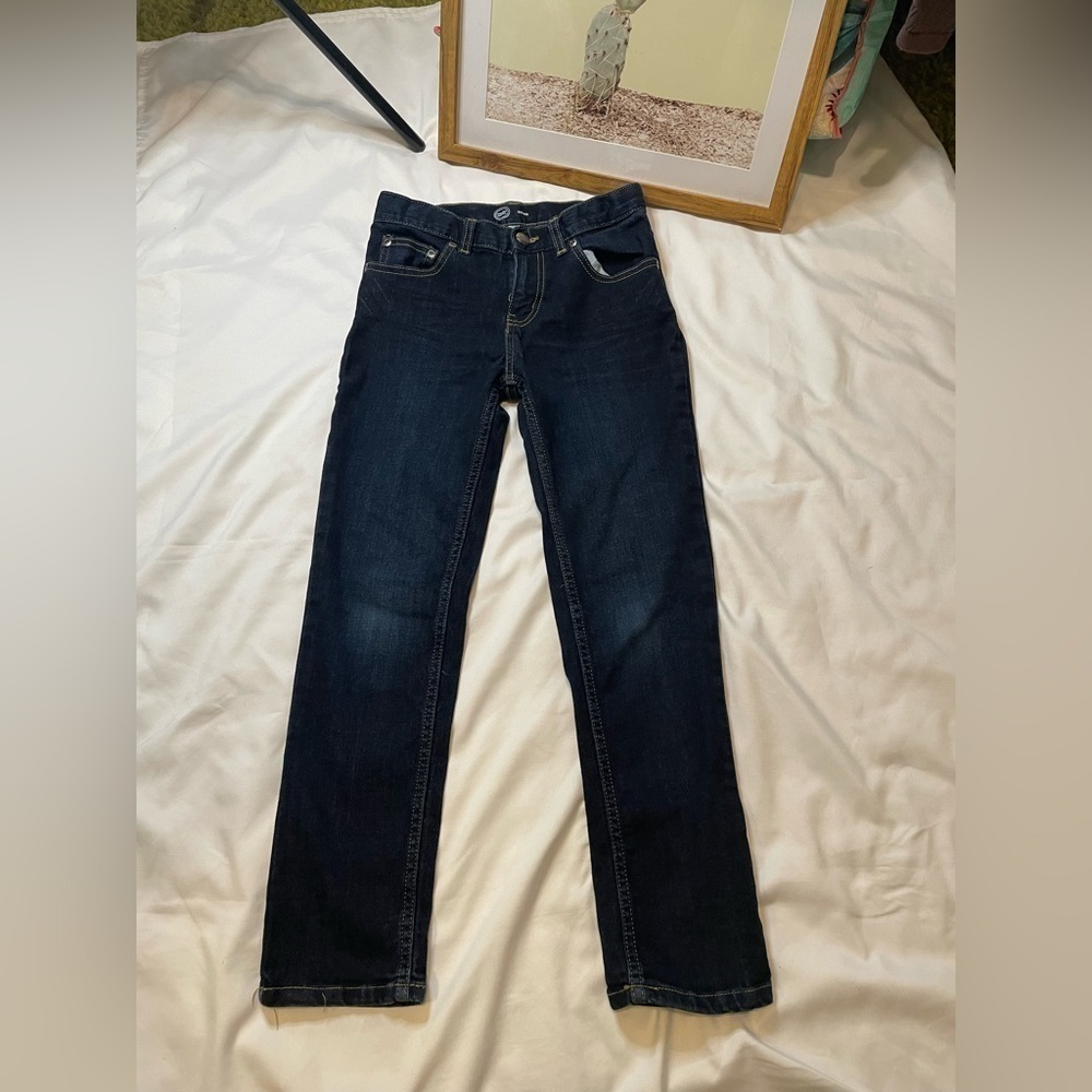🐶🐶Girls Wonder Nation size 10 dark wash slim skinny jeans🐶🐶